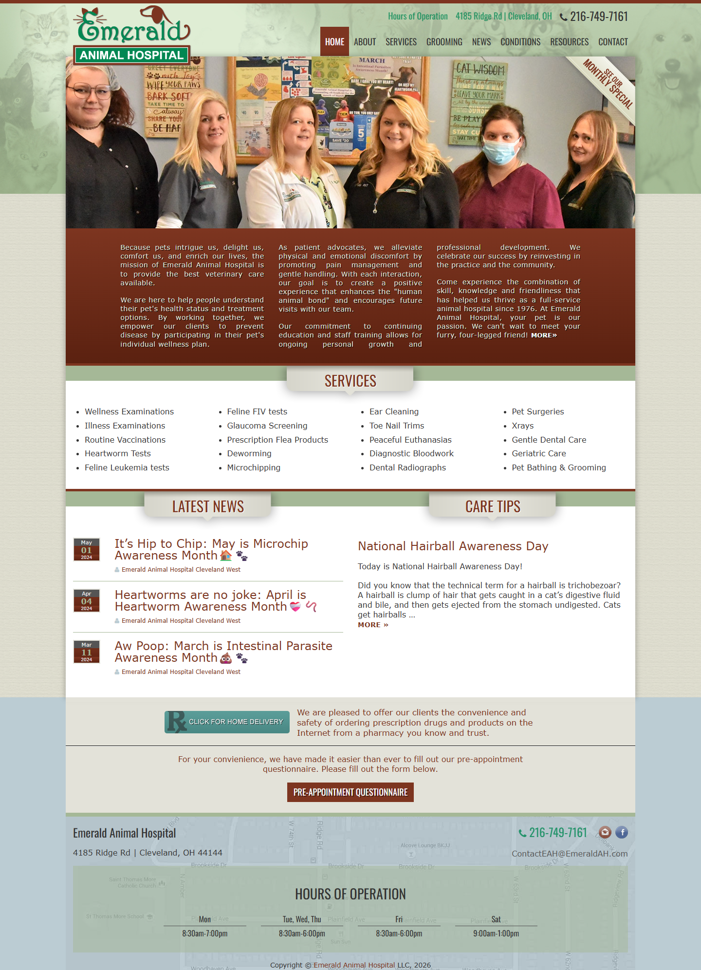 Emerald Animal Hospital — original site